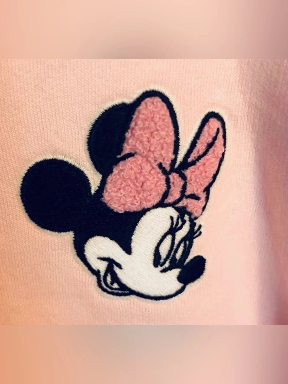 Disney Jumping Beans Minnie Mouse Toddler Pink Zip Up Hoodie, Size 5T NWT